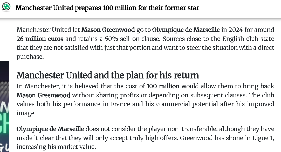 万欧元加盟, 格林伍德周 万欧元加盟, 格林伍德周